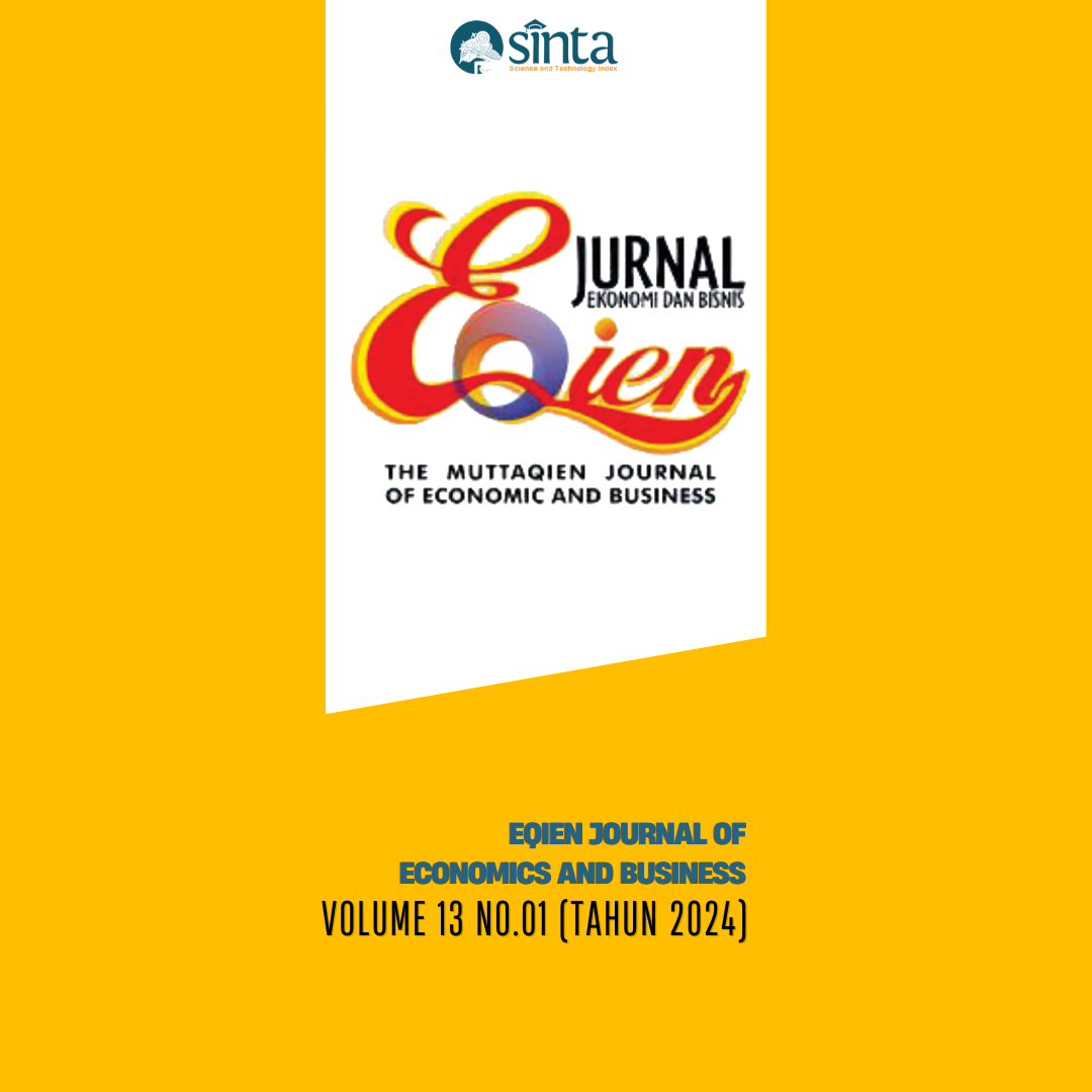 View Vol. 13 No. 01 (2024): Eqien Journal Of Economics and Business