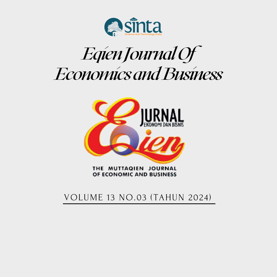 					View Vol. 13 No. 03 (2024): Eqien Journal Of Economics and Business
				