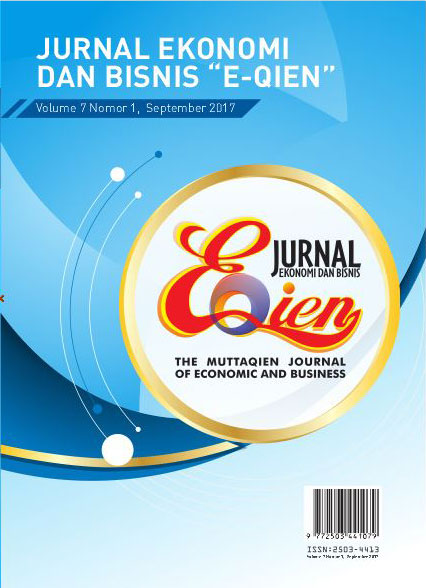 View Vol. 5 No. 1 (2018): JURNAL EKONOMI DAN BISNIS “E-QIEN”